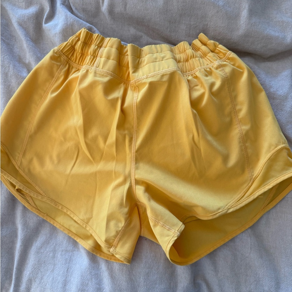 Mondetta Women's Athletic Shorts in Bright Yellow